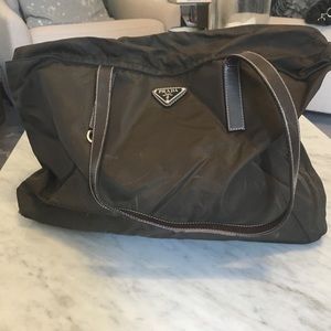 Prada brown shoulder bag